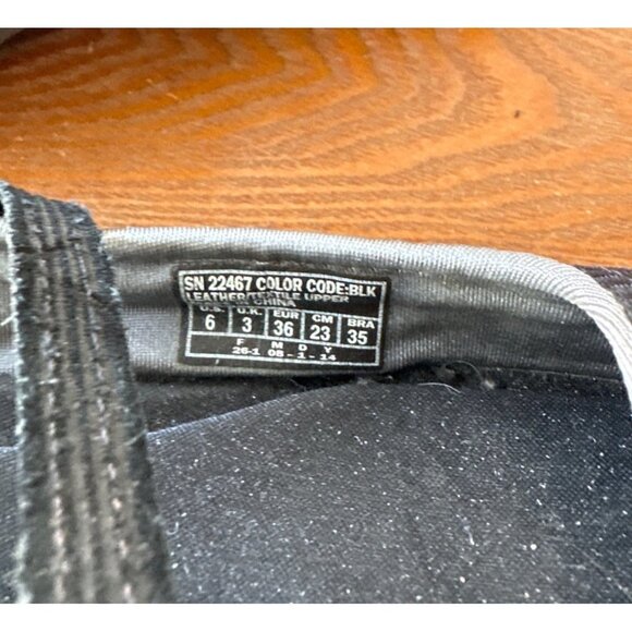 Skechers Women Relaxed Fit Memory Foam Bikers Sneakers Black New Size 6 / Eur 36 - Picture 11 of 13